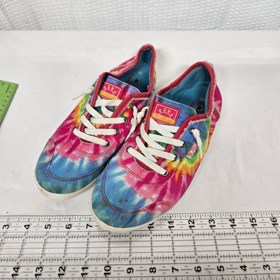 Skechers BOBS Beach Bingo Tie Dye Sneakers Multi Color 113146 Womens 9