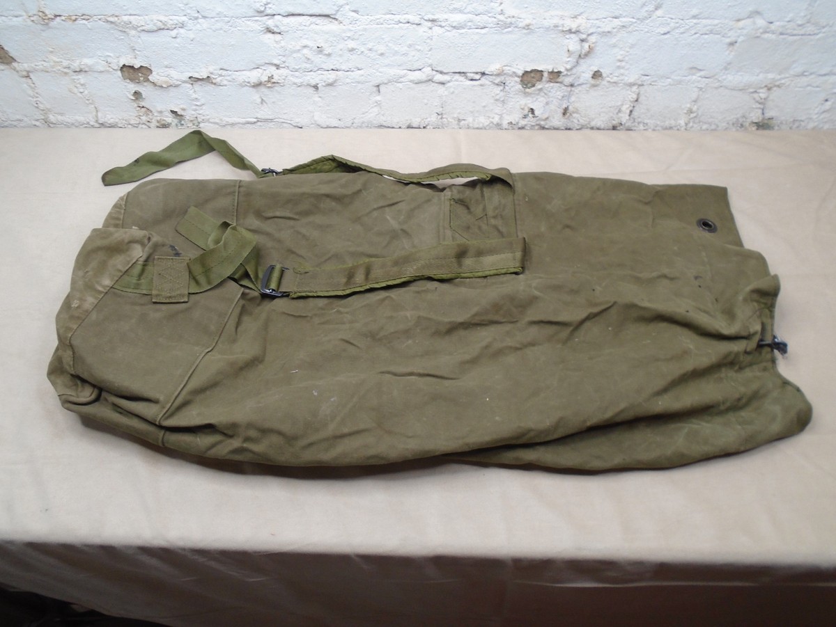 バッグ 60s Us Army Canvas Duffel Bag Vintage Vintage Duffel Bag Vietnam Era 60s/70s Olive Green US Military