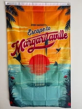 Jimmy Buffett Escape to Margaritaville Guitar Concert 3x5 Ft. Flag Banner