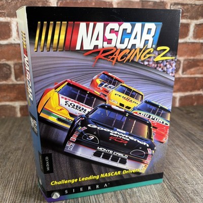 SEALED Nascar Racing 2 PC Game Sierra Big Box CD ROM Computer MS DOS/WINDOWS 95