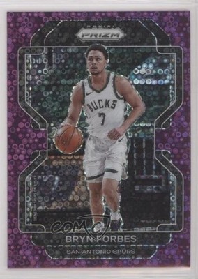 2021-22 Panini Prizm Fast Break Purple Prizm 5/75 Bryn Forbes #33 2o0