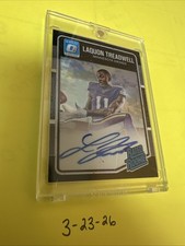 LAQUON TREADWELL 2016 Donruss Optic Rated Rookies Auto #183 Black /25 Vikings