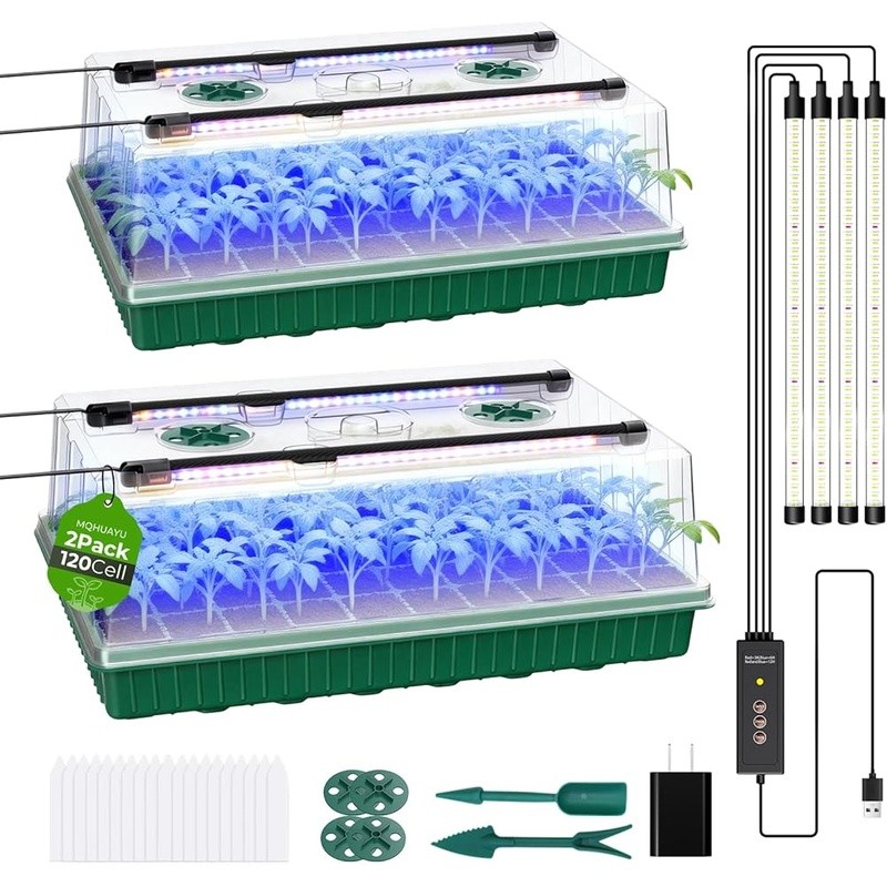 Seed Starter Kit W/ Timer Humidity Control New