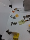 LOT OF (12) A L.FOSS VINTAGE FISHING LURES SHIMMY WIGGLER, ORIGINAL FEATHERS,... — photo 8