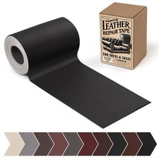 Leather Repair Patch, 3 x 60In Self Adhesive Leather Repair Tape Kit for Furn...