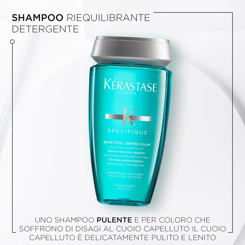 Kérastase Spécifique Dermo Calm Shampoo Idra Lenitivo Per Cuoio Capelluto - Immagine 2 di 4