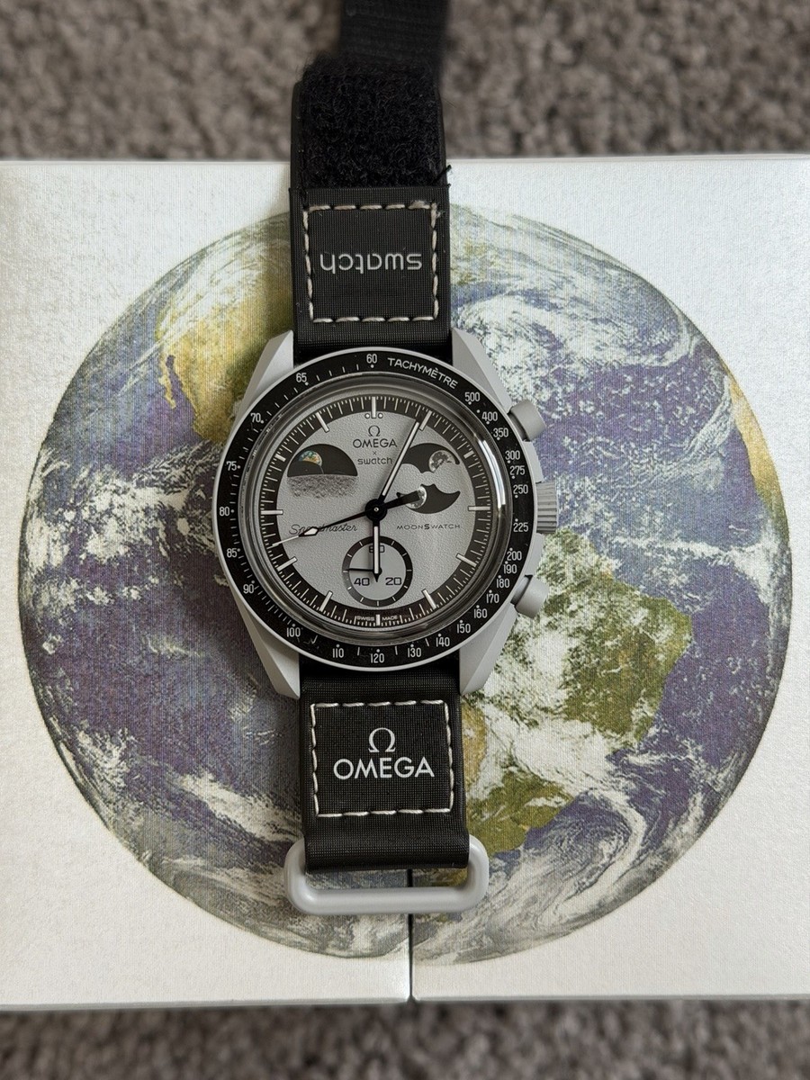 Omega X Swatch Moonswatch Mission To The Earthphase. LIMITED