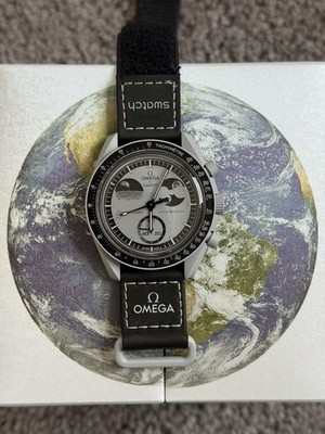 Omega X Swatch Moonswatch Mission To The Earthphase. LIMITED