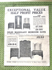 Vintage ROCHES STORES DUBLIN Advertising Leaflet