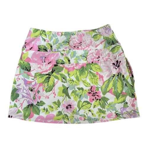Laura Ashley Golf & Tennis Pickleball Skort Womens Small Pink Green Floral - Picture 3 of 7