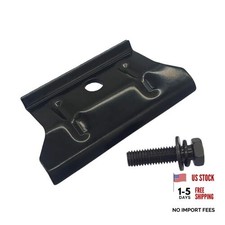 Car Battery Hold Down Bracket, Metal, Floor Mount, Black, Compatible with Kia
