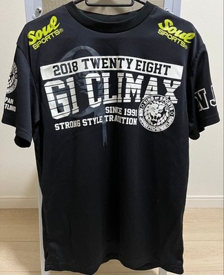 Neu Japan Pro Wrestling G1 CLIMAX 28 T-Shirt M Größe Schwarz Neu