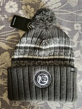 ‘47 Brand New England Patriots “State Line” Cuffed Knit Hat with Pom NEW!