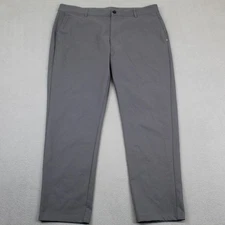 Vuori Pants Mens 36 Gray Meta Pant Athletic Slim Fit Charcoal Travel Work Chino