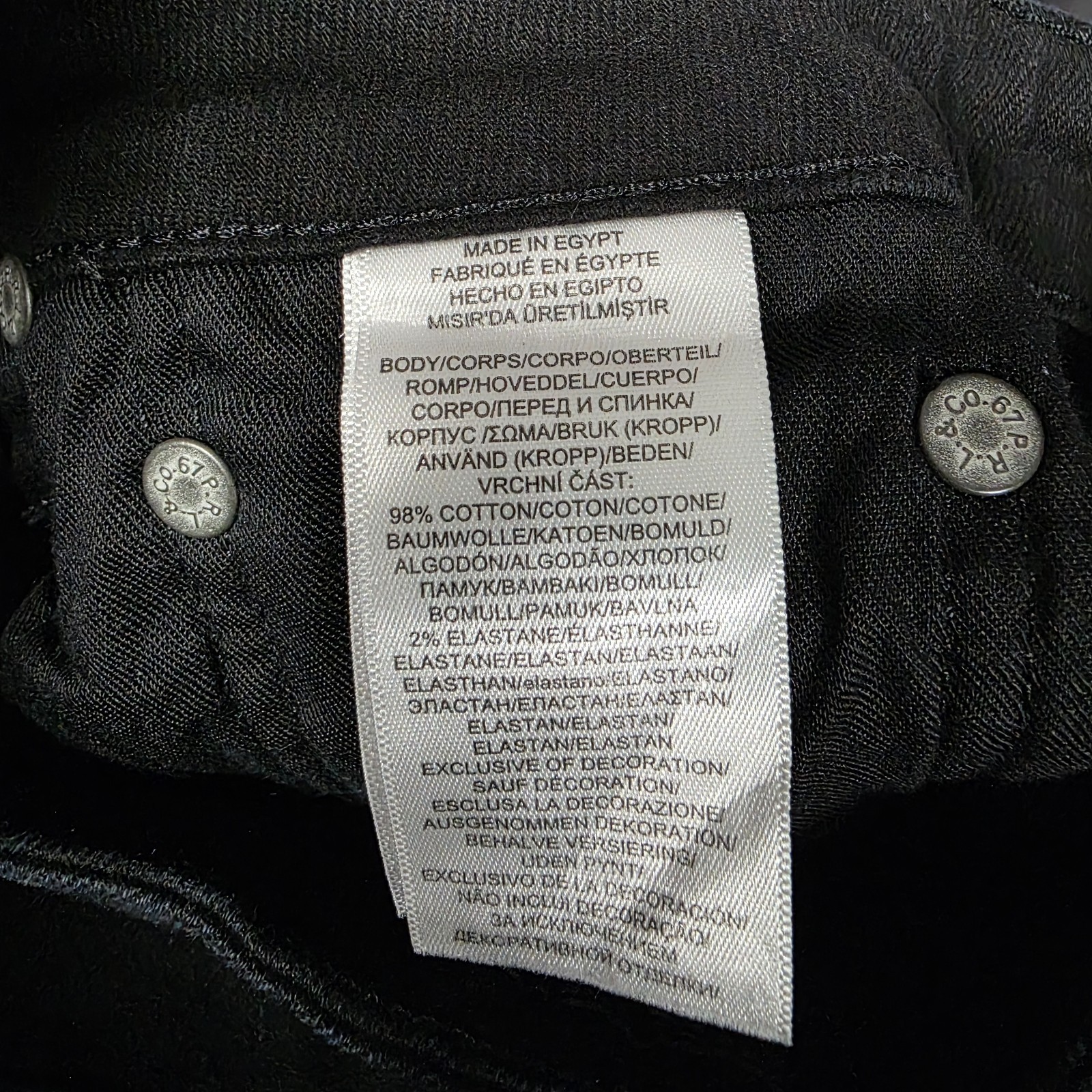 Polo Ralph Lauren Boys Black Jeans Youth XL 18–20 Straight Leg Stretch Denim image 4