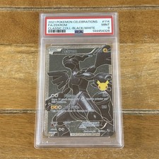 PSA 9 Zekrom 114/114 Pokemon TCG Celebrations Classic Collection Graded Karte
