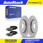 Rear Brake Rotors Ceramic Pads for Dodge Grand Caravan Journey Ram C/V V6