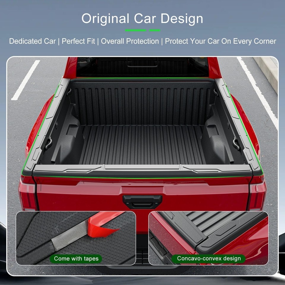 Lasfit 5FT Heavy Duty Custom Bed Mat For Toyota Tacoma 2005-2023