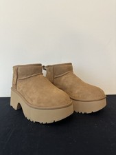 NEW UGG CLASSIC ULTRA MINI NEW HEIGHTS 3" PLATFORM BOOTS, WOMENS US 8