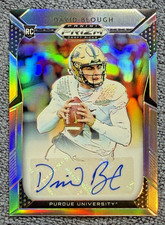 2019 Panini Prizm Draft Picks David Blough RC Silver Prizm Auto #176 Purdue