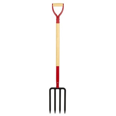 Heavy Duty Garden Fork for Digging, 4 Tines Pitch Fork for Gardening Compost,...