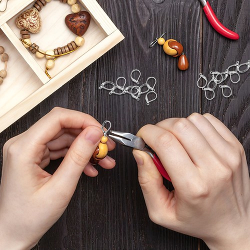 100Pcs Stainless Steel Earring Hooks for DIY Jewelry Making Supplies - Picture 6 of 11