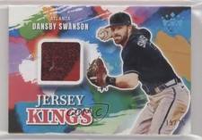 2022 Panini Diamond Kings Jersey Holo Blue 15/25 Dansby Swanson #JK-DS 4z8