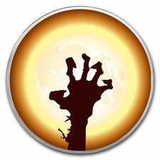 1 oz Silver Colorized Round - APMEX (Dawn of the Dead) 105.88 per troy oz