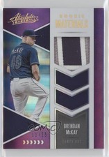 2020 Panini Absolute Rookie Materials Spectrum Purple 11/25 Brendan McKay 2l4