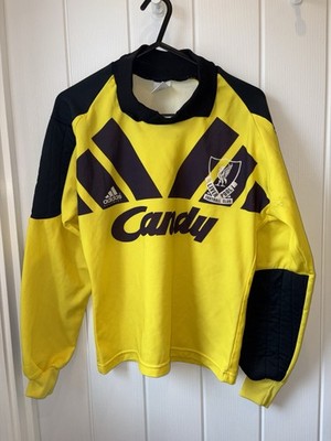 Adidas Liverpool 1991/92 GK Fußballtrikot - gelb - Herren Small ''