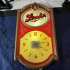 Vintage 1986 Stroh’s Beer Electric Light Up Clock Sign  (clock does not work)