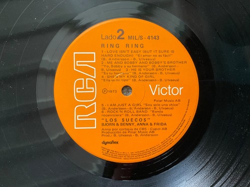 "LOS SUECOS" BJÖRN BENNY & AGNETHA FRIDA / ABBA – RING RING rare MEXICO 1973 LP - Picture 3 of 4