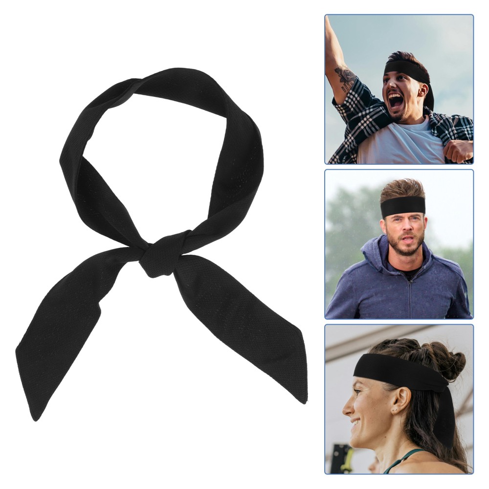Milk Silk Sports Headband for Running Workouts Chef Turban Sweatband