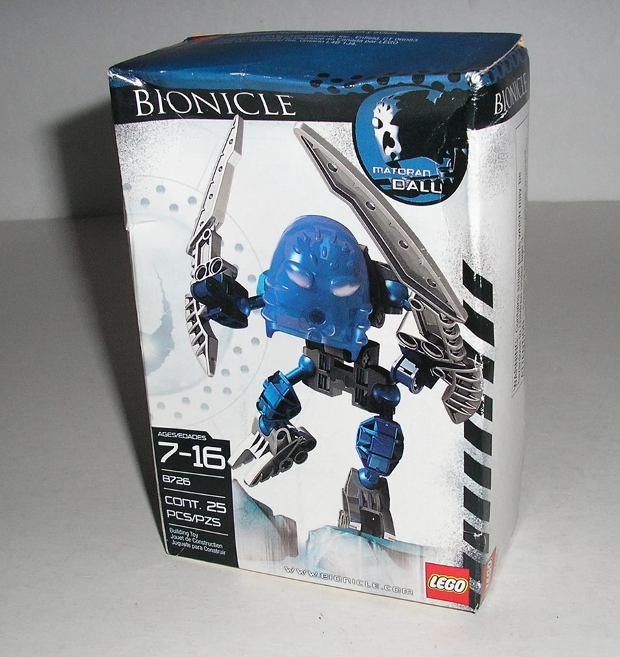 Lego Bionicle #8726 DALU Matoran 2006 (25 piezas) (nuevo) abollado L@@K Foto 2 de 4