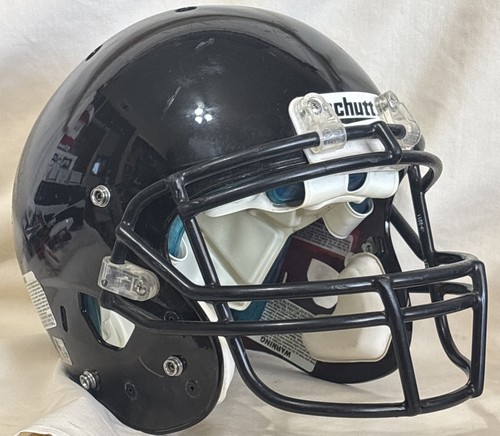 Casco de fútbol americano Schutt Air XP 7890 - juvenil grande - negro con máscara negra 2009 - Imagen 3 de 8