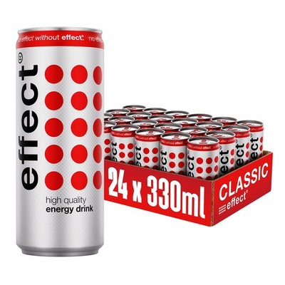 effect Energy Drink CLASSIC   Tray mit 24 x 330 ml Energy Dosen Einweg, Koffeinh