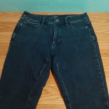J. Jill Size 2P Petite Slim Ankle Jeans Authentic Fit Dark Denim Stretch