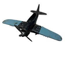 HUBLEY Kiddie Toy Die-cast WWII Airplane Single Propeller Made in U.S.A.