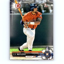 2017 Bowman Draft J.J. Matijevic #BD-109 Houston Astros