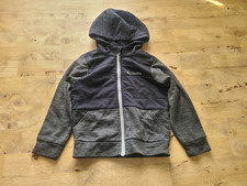 Columbia Boys Gray/Black Colorblock Full Zip Hooded Jacket XS