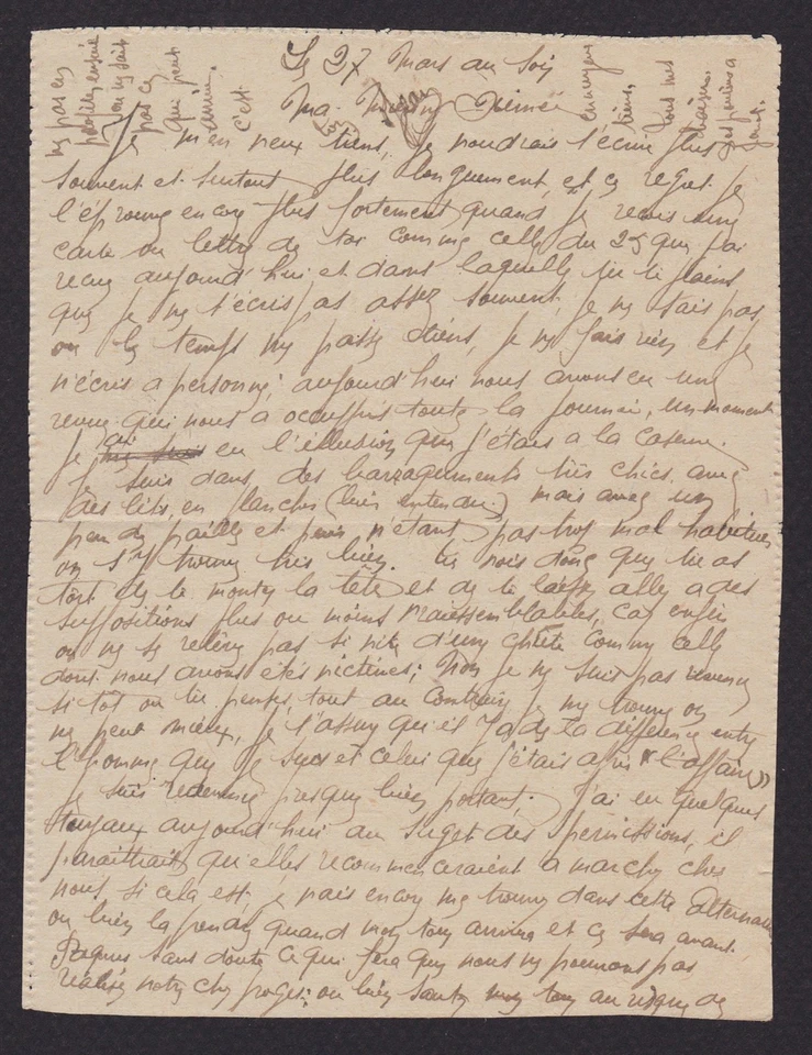 FRANCE 1918, Lettercard to Ariege, Fieldpost, WWI - Image 3 of 3