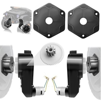 2Pack 24V RS555 40000RPM Fast Drive Motor Gearbox for Power Wheels Motor... 