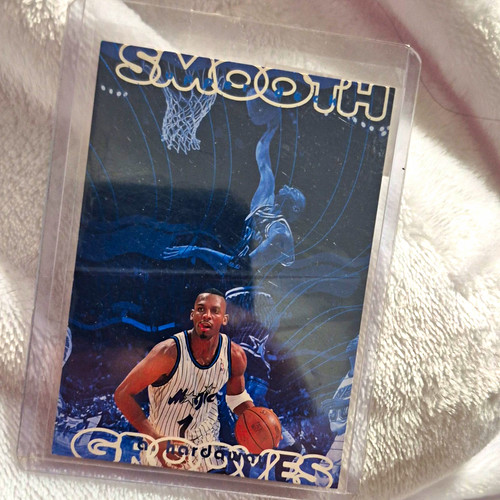 Upper Deck 1996-97 Smooth Grooves Insert #SG13 Anfernee Hardaway Orlando Magic