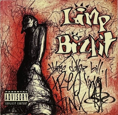 Fred Durst signed Limp Bizkit Three Dollar Bill Yall$ CD booklet Excellent