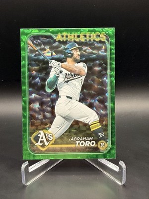 2024 Topps Update Series - Abraham Toro #US85 Green Crackle Foilboard /499
