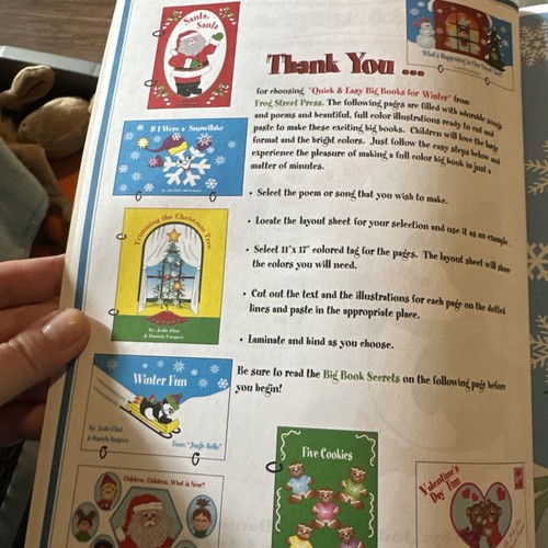 Frog Street Press Quick & Easy Big Books WINTER Pre K-2 - Picture 6 of 9