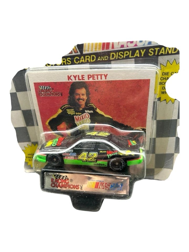 Racing Champions StockCar Kyle Petty Die Cast con tarjeta de coleccionista y soporte de exhibición Foto 3 de 3