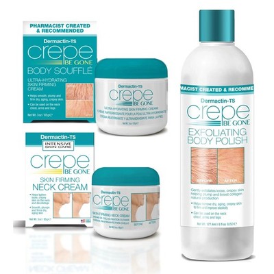 Dermactin Crepe Be Gone Deluxe Crepe Skin Collection - Includes Crepe Be Gone...