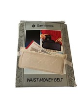 Samsonite Double Pocket Money Belt Adjustable NEW Hide Cash / Conceal Valuables