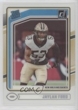 2024 Panini Clearly Donruss Rated Rookie Jaylan Ford #92 1me8